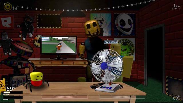 Roblox's Noob became an Animatronic! Roblox + FNaF! (UCN Mods) смотреть онлайн