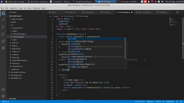 Component life cycle in React Functional Component смотреть онлайн