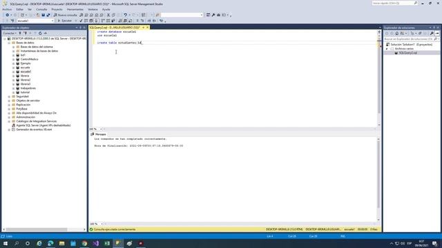 Crear una BD en SQL SERVER смотреть онлайн