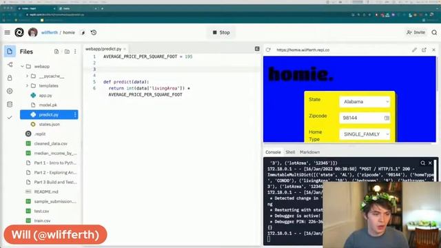 Machine Learning With Will - Part 4: Integrating Our Model With A Web App смотреть онлайн