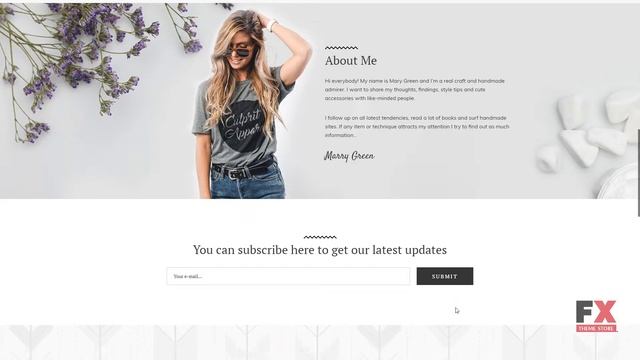CraftBird - Handmade Artist Personal Blog WordPress Theme TMT dowload смотреть онлайн
