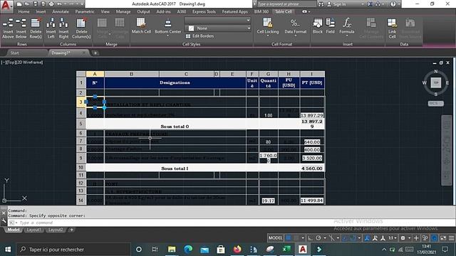 Comment importer un tableau excel sur Autocad смотреть онлайн