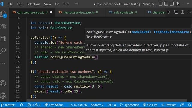 BeforeEach | TestBed | Dependency Injection | Angular Unit Testing Made Easy смотреть онлайн