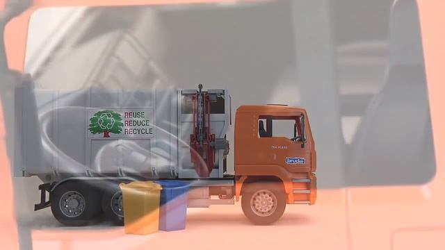 Мусоровоз Man Bruder 02-761 смотреть онлайн