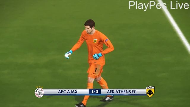 PES 2018 - AFC AJAX vs AEK ATHENS FC - Full Match & Amazing Goals - PC Gameplay 1080p HD смотреть онлайн