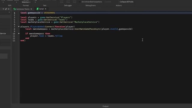 How To Make Gamepass Teams | Roblox Studio смотреть онлайн