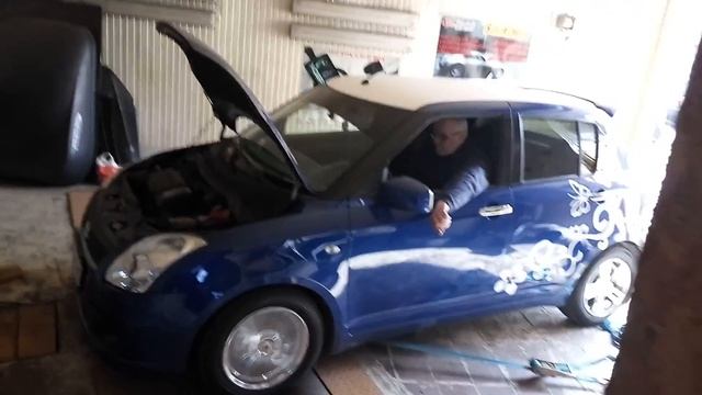 Замер и Чип-Тюнинг Suzuki Swift 1.3 2006 года смотреть онлайн