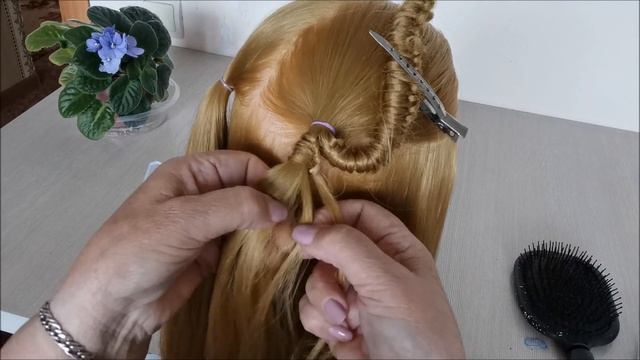 Плетение Украшение Волос смотреть онлайн