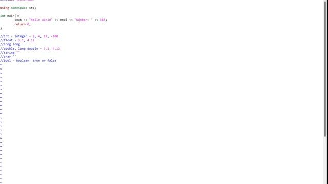 C++ #1. Ввод, вывод и переменные. смотреть онлайн