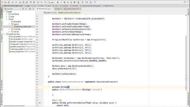 MPAndroidChart Tutorial Better Than Android GraphView 5- Beautiful Multiple Bar Chart смотреть онлайн