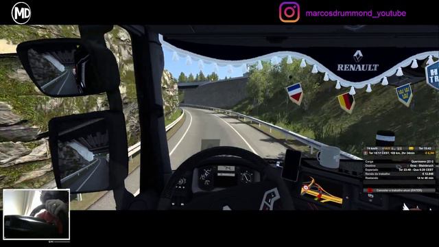Euro Truck Simulator 2 - 100% do Mapa Explorado! # 63 - Austria Rework смотреть онлайн