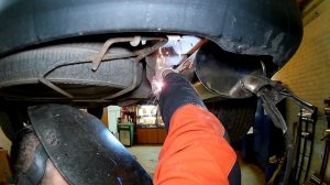 Глушитель из нержавейки для Mitsubishi Outlander