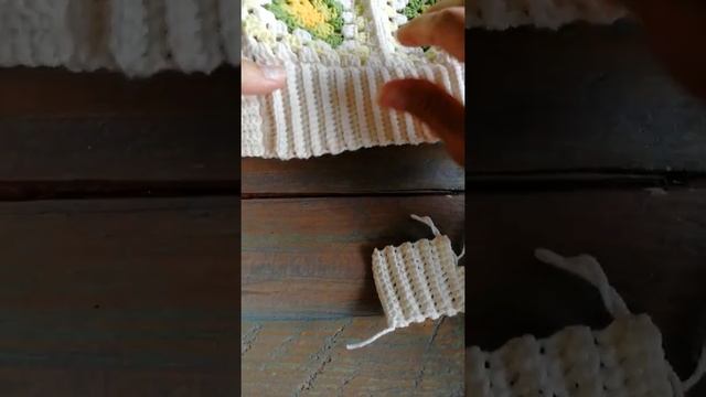 Резинка крючком. Как связать резинку крючком? #бабушкинквадрат #изхлопка #резинка #связатьрезинку смотреть онлайн