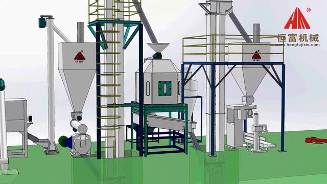 2T pellet line for poultry feed ,new design ,low cost ,high efficiency смотреть онлайн