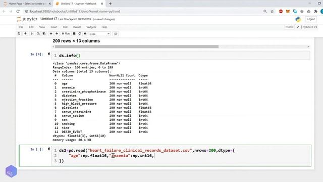 Tutorial - 11 | Python | Pandas | Loading Partial Data into Program | Runtime Data type alteration смотреть онлайн