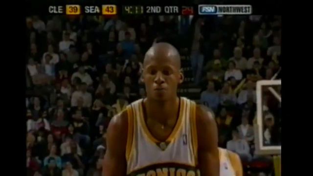 Ray Allen 27 Points Vs. Cavaliers, 2004-05. смотреть онлайн