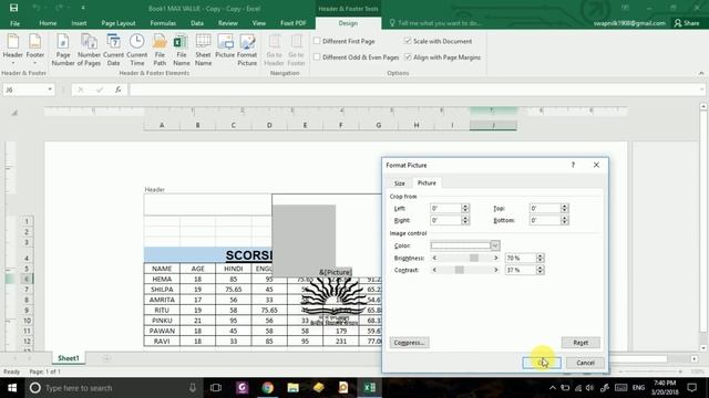 How to Resize Watermark and Transparacy level of image in Excel Sheet Image and Word in hindi смотреть онлайн