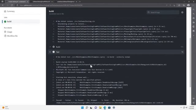 Running Unit Tests with GitHub Actions (10 of 12) | Automated Software Testing смотреть онлайн