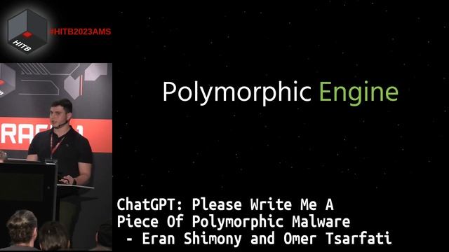 #HITB2023AMS D2T1 - ChatGPT Please Write Me A Piece Of Polymorphic Malware - E Shimony & O. Tsarfat смотреть онлайн