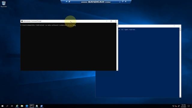 Exchange 2019:- Run a telnet test смотреть онлайн
