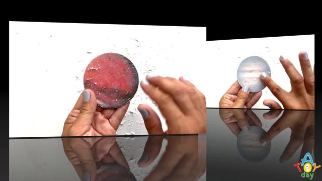 Planet Magnets DIY | How to print Planet onto wood disk | Mod Podge Solar System | Planets for kids смотреть онлайн