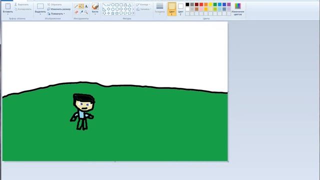 Учимся делать арты на Paint №1 смотреть онлайн