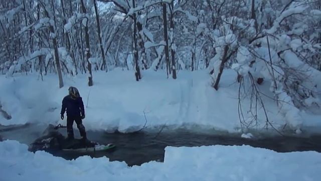 снегоходы. Сахалин. snowmobiling. Russia. Sakhalin. Funny accident смотреть онлайн