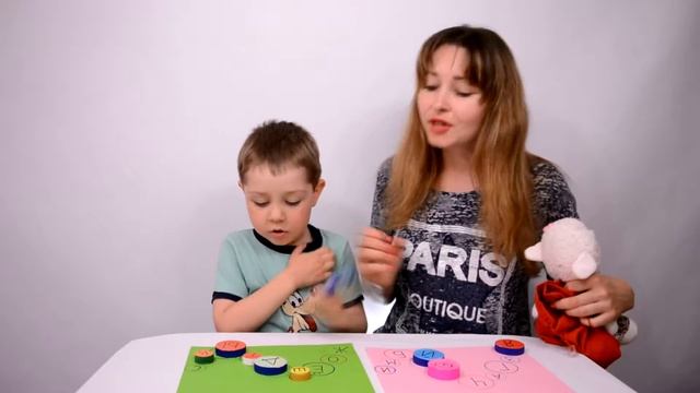 #8 Мамаучит! - Буквы - крышечки. Развивающие игры своими руками