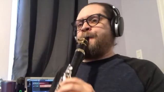 Weber Clarinet Concerto. No. 2. 1st movement. смотреть онлайн