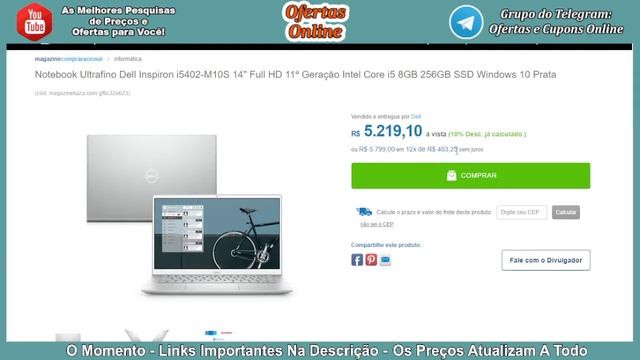 MAGAZINE LUIZA | OS MELHORES NOTEBOOKS DA DELL | Preço e Promoção De Hoje смотреть онлайн