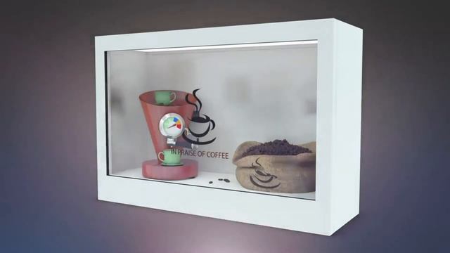 Прозрачный LCD экран для промоушена товаров смотреть онлайн