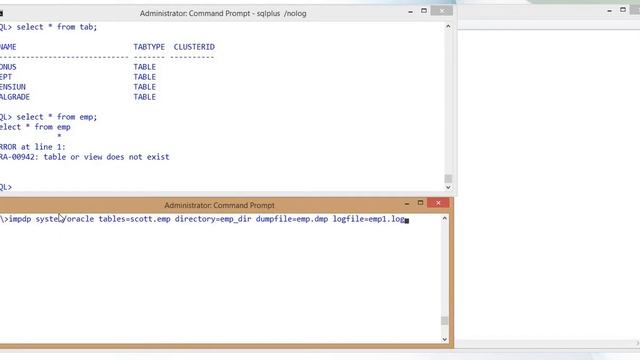 Oracle - Impdp Table - By Rony Ihsan смотреть онлайн
