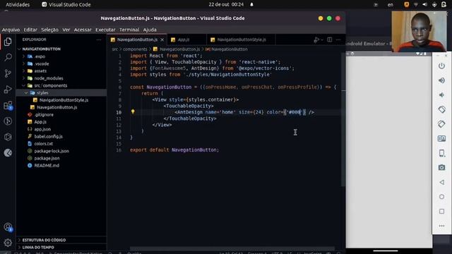Como criar Bottom Navigation Bar com React Native смотреть онлайн
