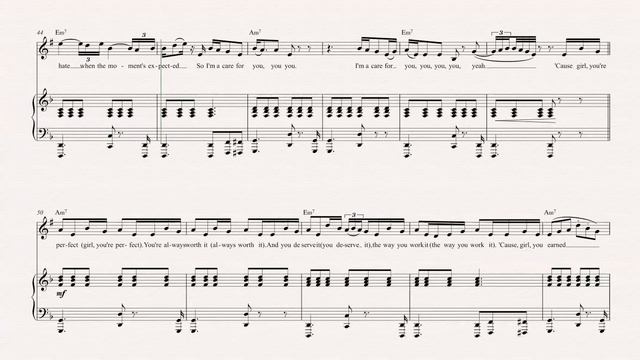 Cornet - Earned It - 50 Shades of Grey - The Weeknd Sheet Music, Chords, & Vocals смотреть онлайн