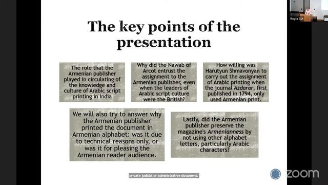 Armeno-Indica: Four Centuries Of Familiarity And Friendship (Day 1)