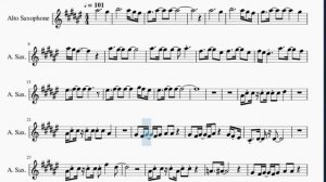 Alto Sax Sheet Music: How to play Dancing Queen (ABBA Sax Cover) by George Lemos