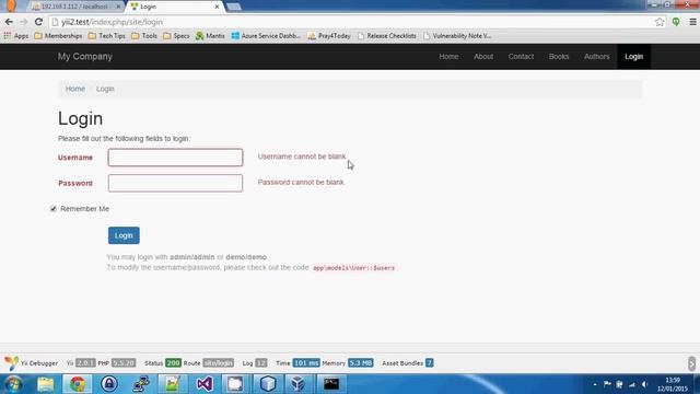 Yii 2.0 Part 7 - User functionality смотреть онлайн