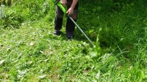 Триммер для травы.