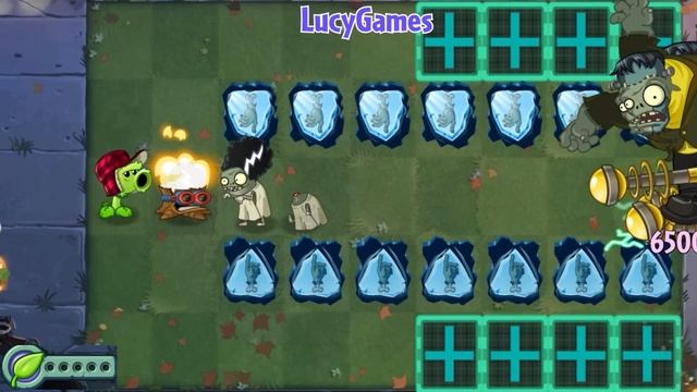 PvZ 2 v10.3.1 Fire Pea And Other Peashooter & Torchwood Vs Team Halloween Gargantuar Zombie смотреть онлайн