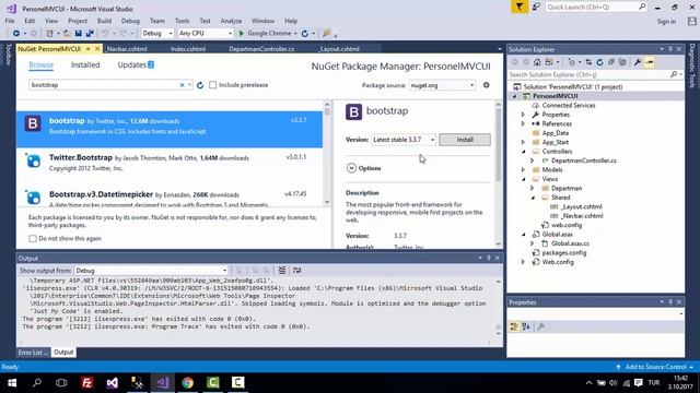 10- Bootstrap Kütüphanesini Projeye Dahil Etme смотреть онлайн