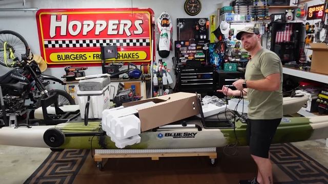 Kayak Build - Remote Controlled Trolling Motor Install | Part 1 | Kayak DIY смотреть онлайн