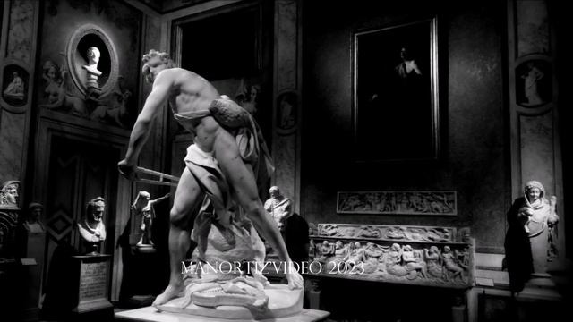 Gian Lorenzo Bernini, DAVID - David vs. Goliath, Galleria Borghese, Roma смотреть онлайн
