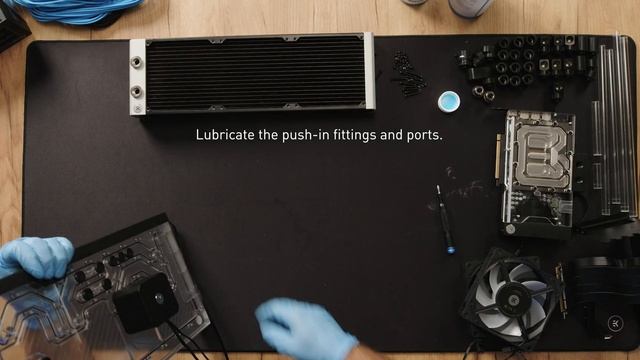 We Built a Liquid-Cooled PC in Lian Li O11D EVO XL | Relaxing Step-By-Step Installation Guide смотреть онлайн