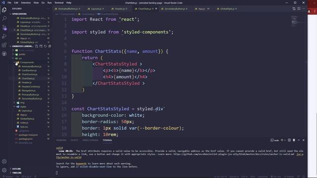 React Website Tutorial - Beginner React JS Project With Animations смотреть онлайн