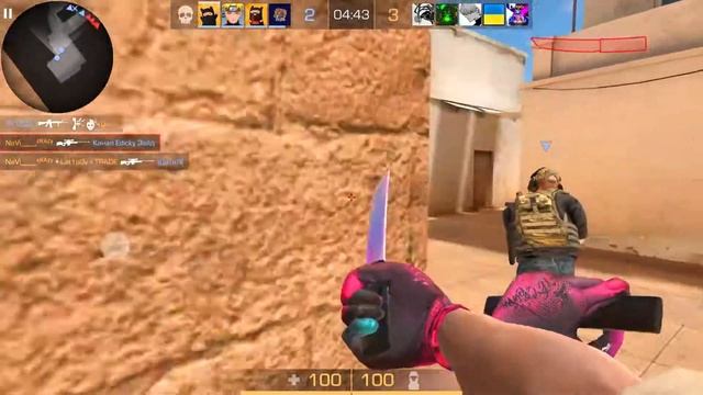 ?Knife Tanto "Pearl Abyss" gameplay Standoff 2 ?! Геймплей Танто СТАНДОФФ 2! смотреть онлайн