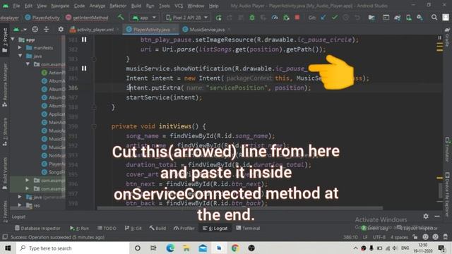 How To Develop Music Player - Android Tuts | OnCompletion, Background, Foreground Service Part - 20 смотреть онлайн