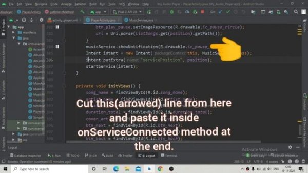 How To Develop Music Player - Android Tuts | OnCompletion, Background, Foreground Service Part - 20