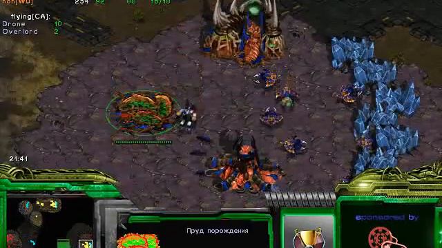 Starcraft:BW NW 2x2 WUvsCA game1 русские комментарии смотреть онлайн