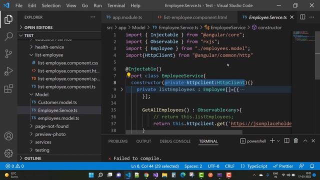Angular Tutorial For Beginners 28: http and Observable in Hindi | HttpClient Use API Data смотреть онлайн