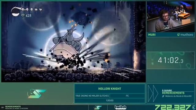 HOLLOW KNIGHT en TRUE ENDING (NMG) par MURI en 1:22:17 | SPEEDONS 2022 смотреть онлайн